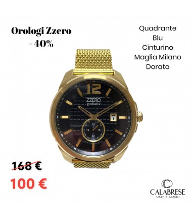 Orologio Gold ZZERO Exclusive WATCH Maglia Milano