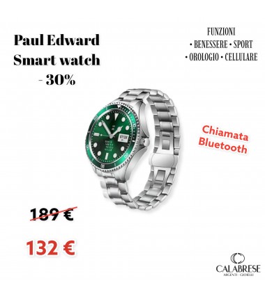 Smart Watch PAUL EDWARD PE004B Green