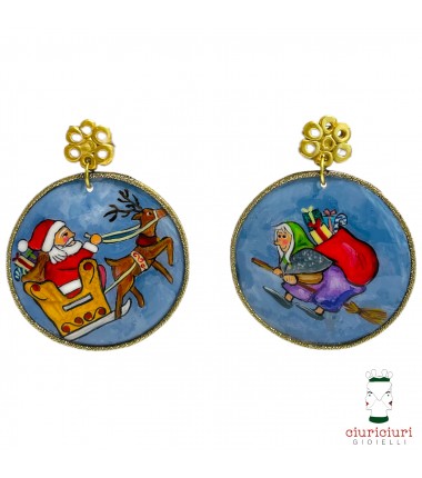 Orecchini MADREPERLE grandi NATALE