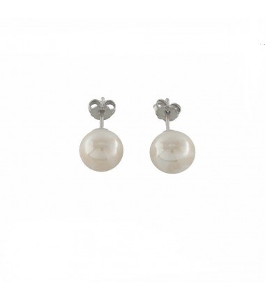 Murrina Murano - Orecchini Top Majime panna in argento 925 e vetro di Murano