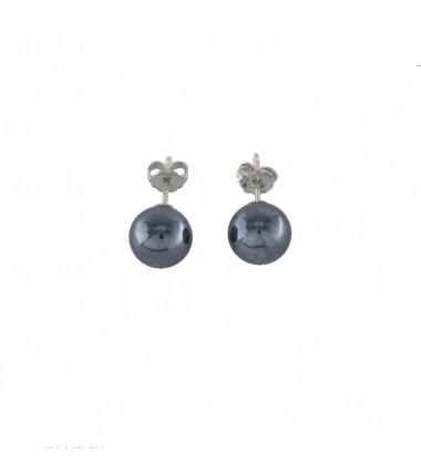 Murrina Murano - Majime Top black earrings, silver 925 and Murano glass