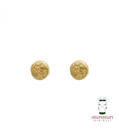 Ciuriciuri Gioielli - Amunì coin stud earrings