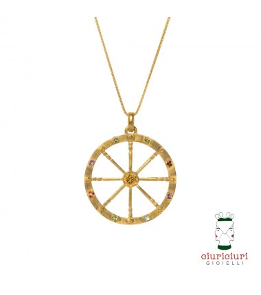 Ciuriciuri Gioielli - Amunì big cart wheel necklace