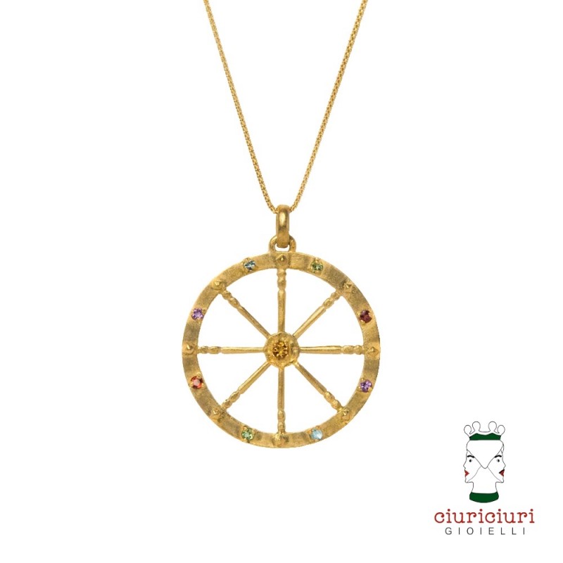 Ciuriciuri Gioielli - Amunì big cart wheel necklace